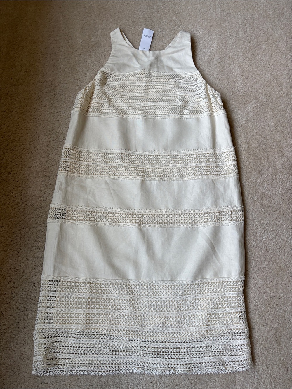 NWT Loft Lace-Trim Sleeveless Dress Sz. 6
